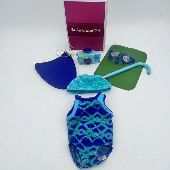 American Girl Toys American Girl Chrissas Swim Team Gear